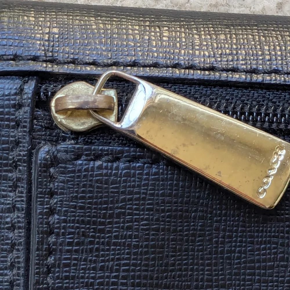 Coach Black Leather Wallet